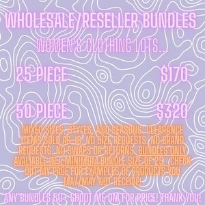 Wholesale/Reseller Bundle Chart